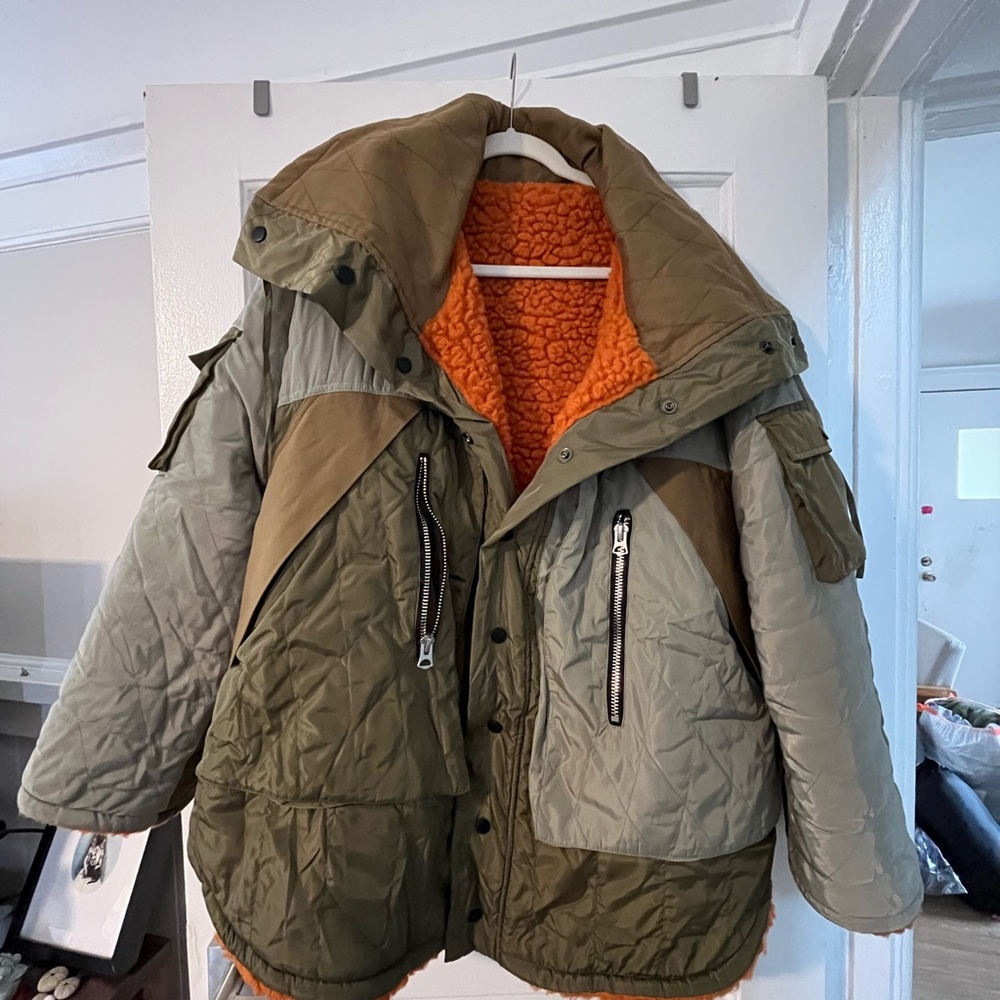 Fried Rice NYC Designer Reversible Utility Coat RARE - Picture 7 of 7